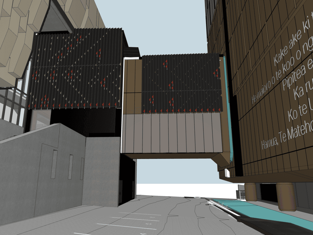 DIA Link bridge artist impression 20230524 1 Studio Pacific Architecture and Tihei Ltd